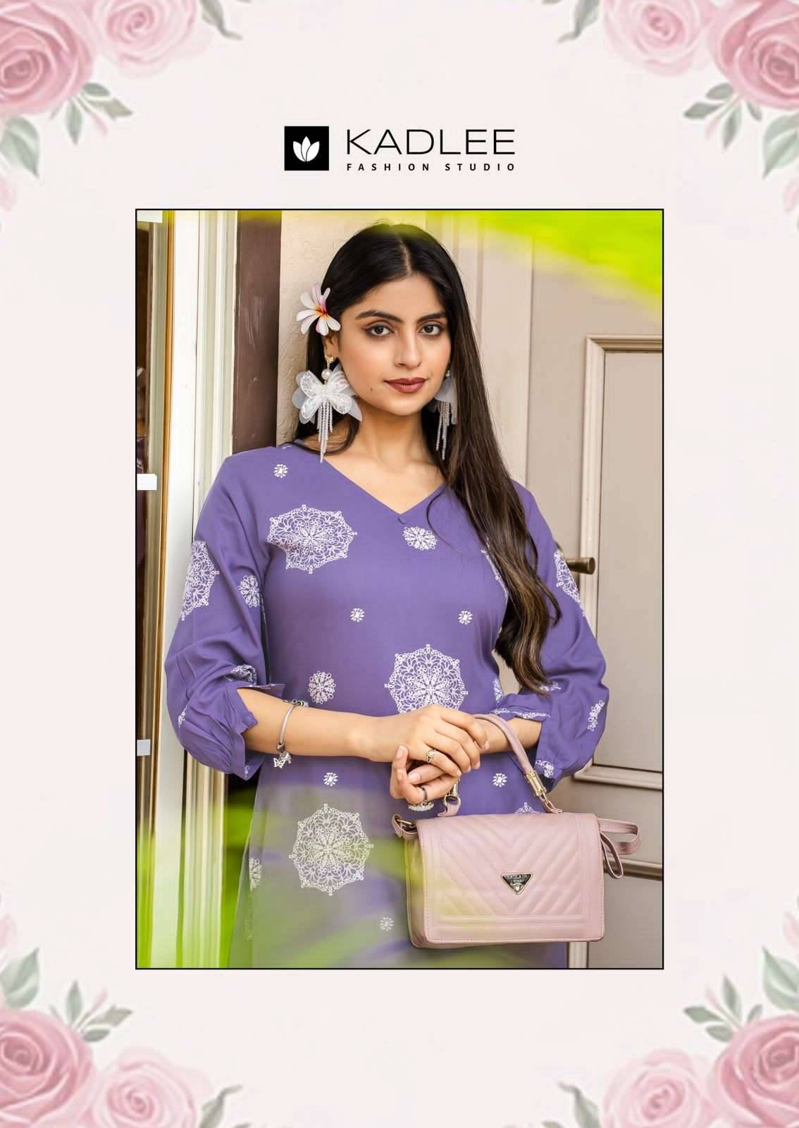  Majestica By KADLEE 2001 To 2005 Series Beautiful Festive Suits Colorful Stylish Rayon Kurtis At Wholesale Price